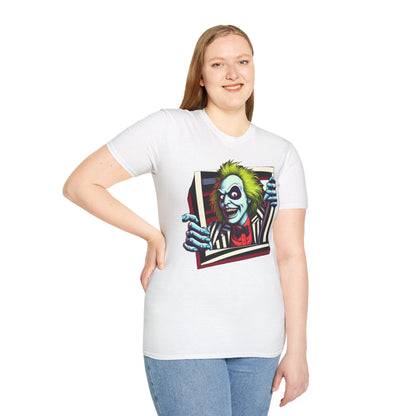 exclusive - Beetlejuice Shirt | Retro Halloween Graphic Tee | Classic Beetlejuice Movie Style | Funny and Spooky T-Shirt for Adults - custom-made. perfect gift idea. Order yours now and stand out with this exclusive piece!