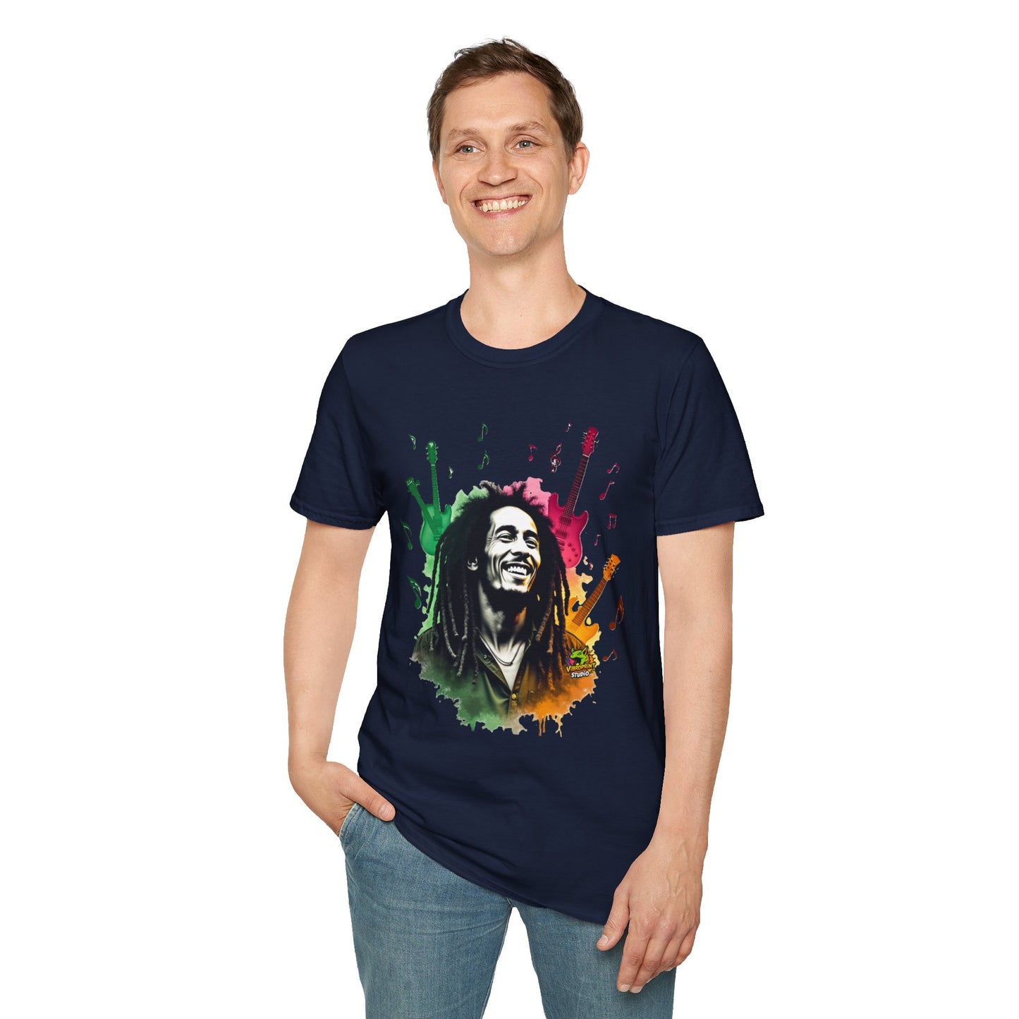 Bob Marley T-Shirt - Reggae Icon - VibroPrint Studio