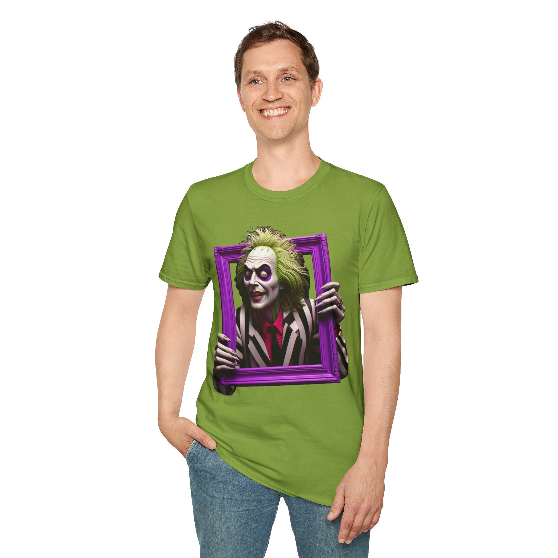 Graphic - Beetlejuice Shirt | Halloween Horror Graphic Tee | Classic Beetlejuice Movie Design | Funny Halloween T-Shirt - premium material. limited stock. Order yours now and stand out with this exclusive piece!