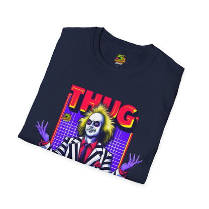 Thug - Beetlejuice Shirt | Halloween Thug Life Tee | Classic Beetlejuice Graphic T-Shirt - custom-made. limited stock. Order yours now and stand out with this exclusive piece!