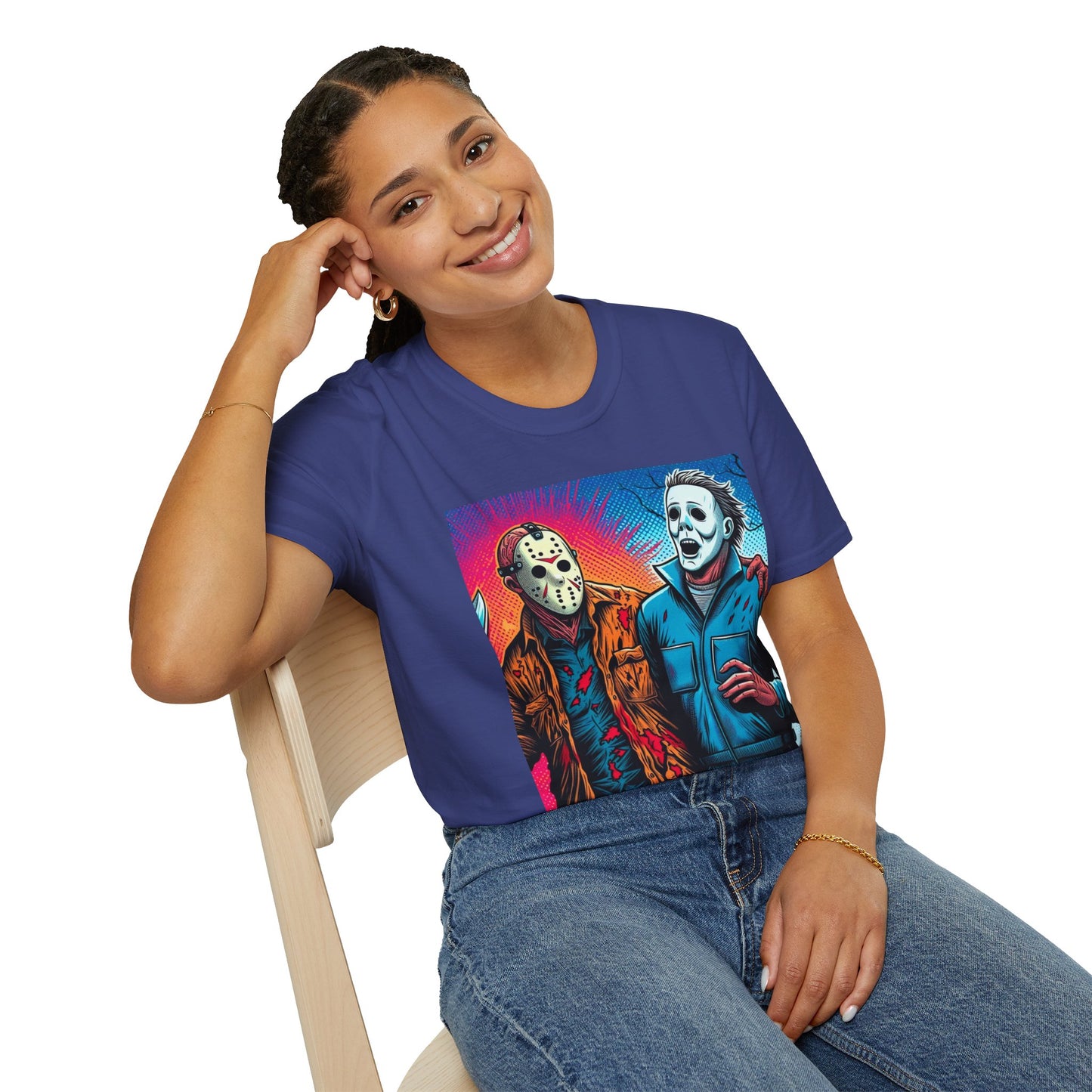 Jason Voorhees & Michael Myers Shirt | Funny Vintage Halloween Tee