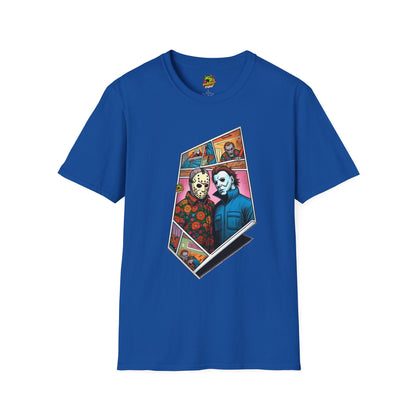 Michael Myers Vintage Shirt | Jason Voorhees & Michael Picnic Tee - High Quality Image