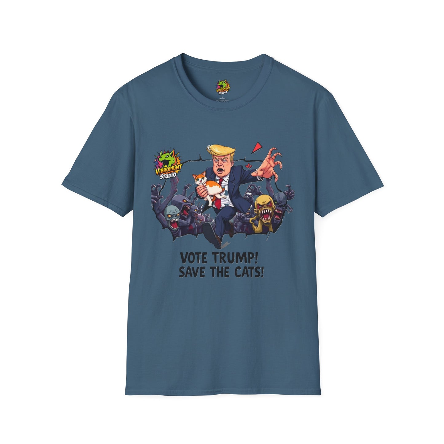 | - They're Eating the Dogs Shirt | Political Satire Tee | Funny Trump Election Meme T-Shirt - premium material. limited stock. Order yours now and stand out with this exclusive piece!