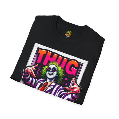 Beetlejuice - Beetlejuice Shirt | Spooky Thug Life Tee | Beetlejuice Graphic T-Shirt for Halloween - premium material. perfect gift idea. Order yours now and stand out with this exclusive piece!