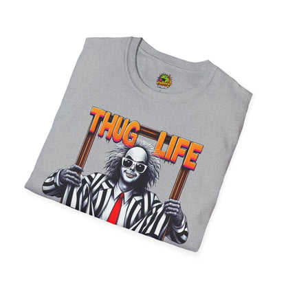 high-quality - Beetlejuice Shirt | Thug Life Inspired T-Shirt | Classic Halloween Beetlejuice Tee - premium material. limited stock. Order yours now and stand out with this exclusive piece!