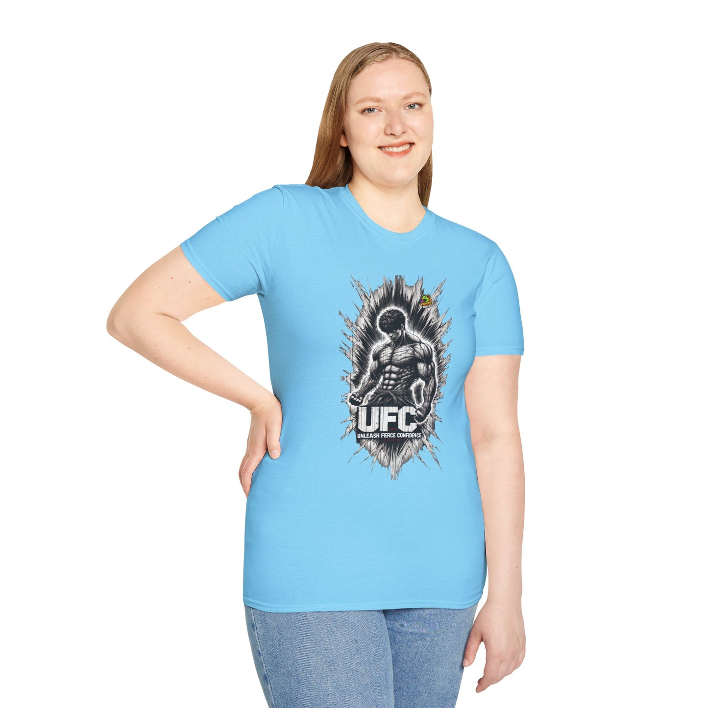 UFC T Shirt | Unleash Fierce Confidence | Motivational UFC Tee with Baki Anime T Shirt