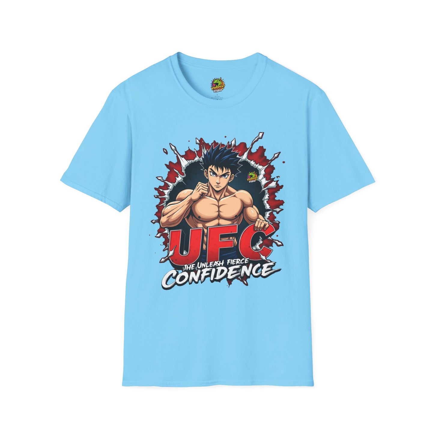 Unleash - UFC T Shirt | Unleash Fierce Confidence | UFC Tee Inspired by Baki Anime for Fitness Enthusiasts - custom-made. perfect gift idea. Order yours now and stand out with this exclusive piece!