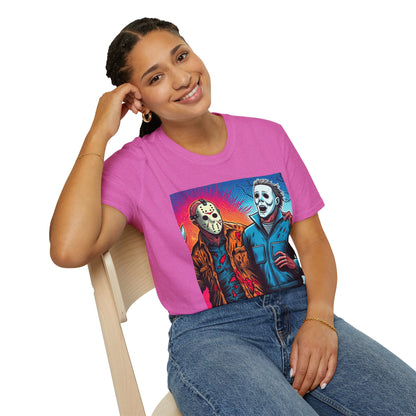 Jason Voorhees & Michael Myers Shirt | Funny Vintage Halloween Tee