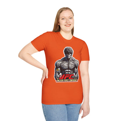 UFC T Shirt | Unleash Fierce Confidence | UFC Tee for Gym and Baki Anime Lovers