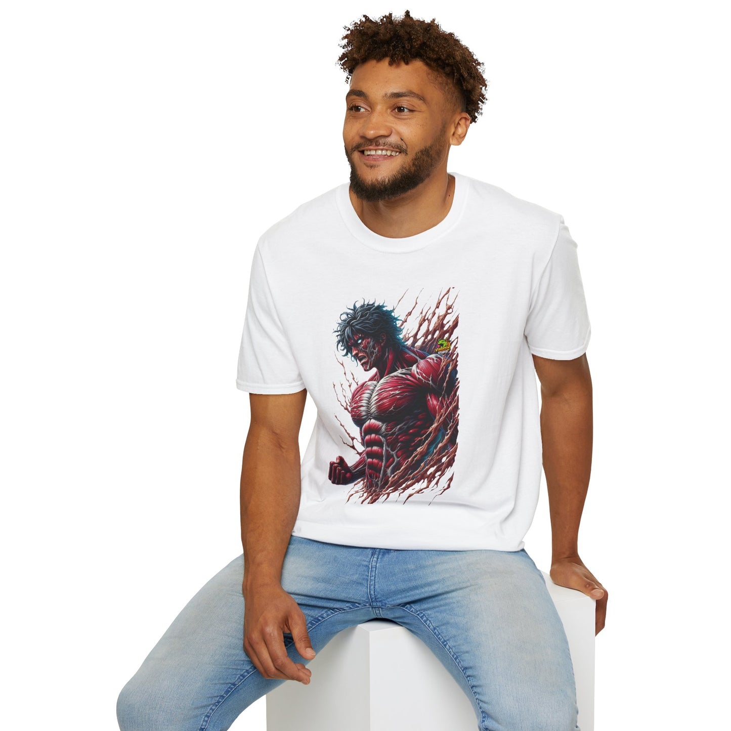 UFC T Shirt | Unleash Fierce Confidence | Motivational UFC Tee with Baki Anime Strength for Athletes