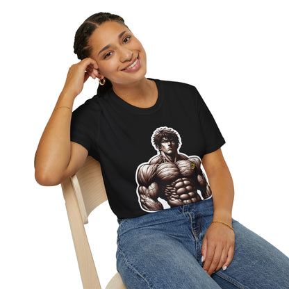 Baki - UFC T Shirt | Unleash Fierce Confidence | Motivational UFC Tee with Baki Anime Inspiration - custom-made. perfect gift idea. Order yours now and stand out with this exclusive piece!