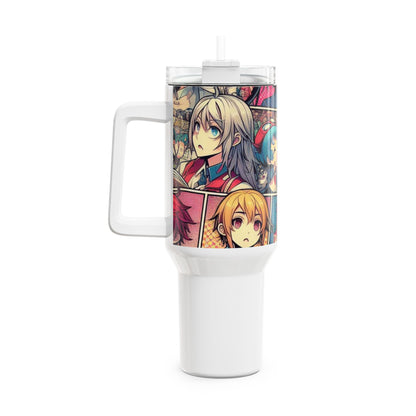 Pop - Stanley cup | Anime and Comic Geek Tumbler | Colorful Pop Culture Drinkware - custom-made. perfect gift idea. Order yours now and stand out with this exclusive piece!