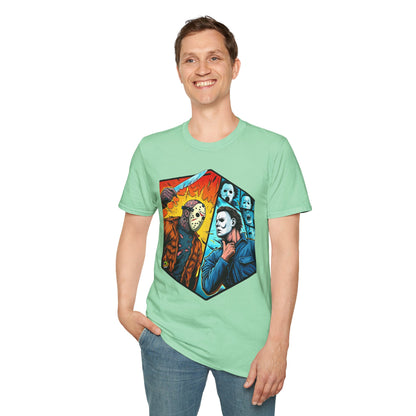 Michael Myers Vintage Shirt | Jason & Michael Halloween Tee