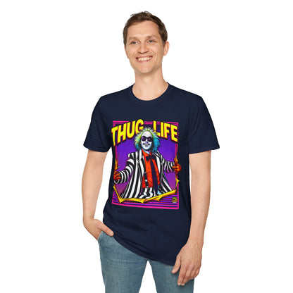 T-Shirt - Beetlejuice Shirt | Thug Life Halloween T-Shirt | Creepy Beetlejuice Graphic Tee - premium material. perfect gift idea. Order yours now and stand out with this exclusive piece!