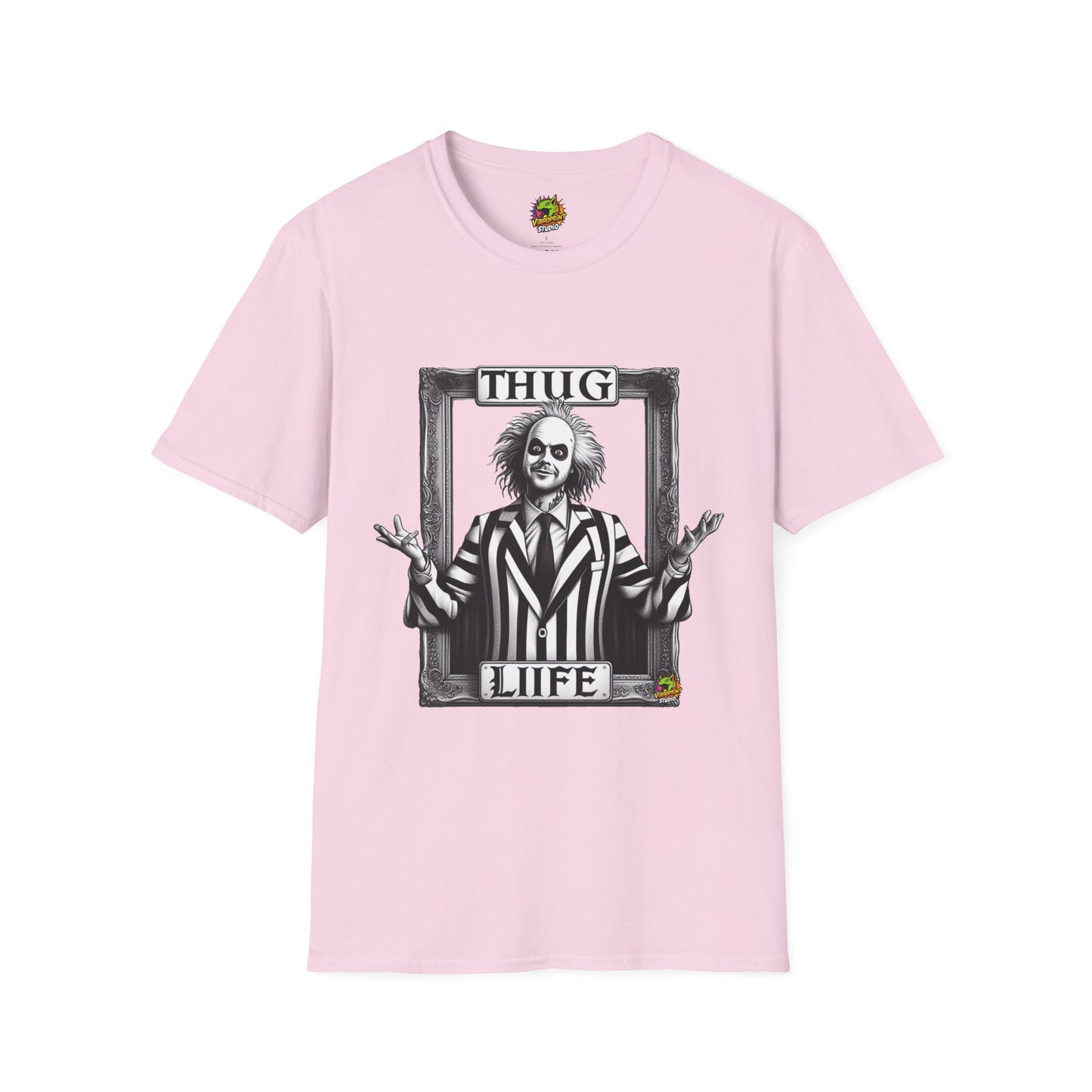 Life - Beetlejuice Shirt | Thug Life Halloween T-Shirt | Beetlejuice Costume Tee with Attitude - premium material. limited stock. Order yours now and stand out with this exclusive piece!