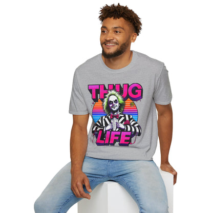 exclusive - Beetlejuice Shirt | Thug Life Inspired T-Shirt | Halloween Horror Graphic Tee | Funny Beetlejuice Shirt - custom-made. perfect gift idea. Order yours now and stand out with this exclusive piece!