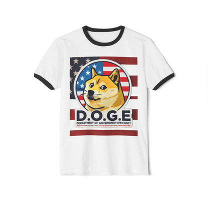 Dogecoin T Shirt for Crypto Fans | Patriotic Doge T Shirt | Dogecoin Shiba Design Tee - High Quality Image