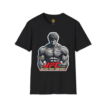 UFC T Shirt | Unleash Fierce Confidence | UFC Tee for Gym and Baki Anime Lovers - High Quality Image