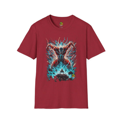 Titan - Eren Yeager Titan’s Courage Tee | Official Attack on Titan Shirt | - premium material. limited stock. Order yours now and stand out with this exclusive piece!