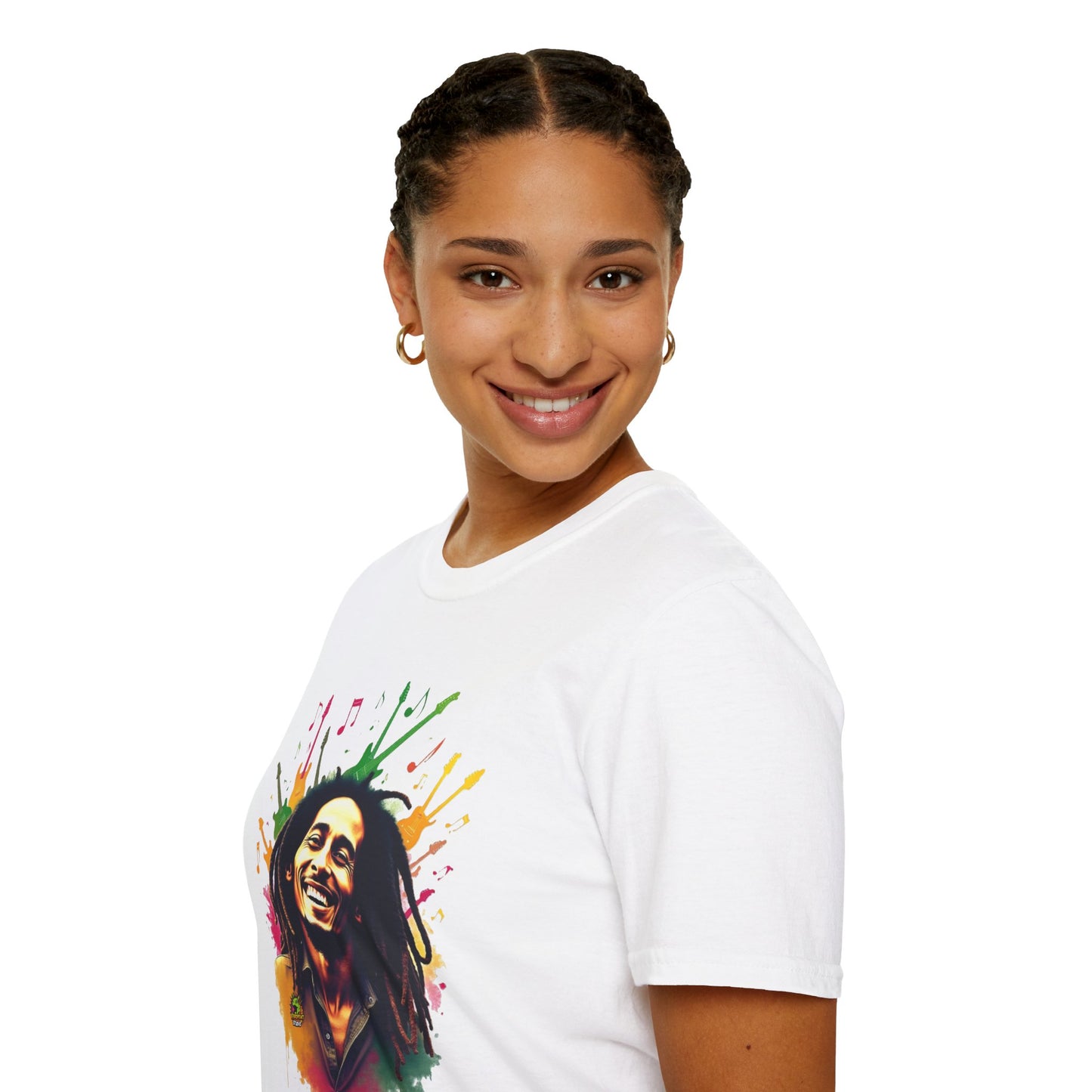 Vibrant - Bob Marley T-Shirt - Vibrant Rasta Energy - custom-made. limited stock. Order yours now and stand out with this exclusive piece!