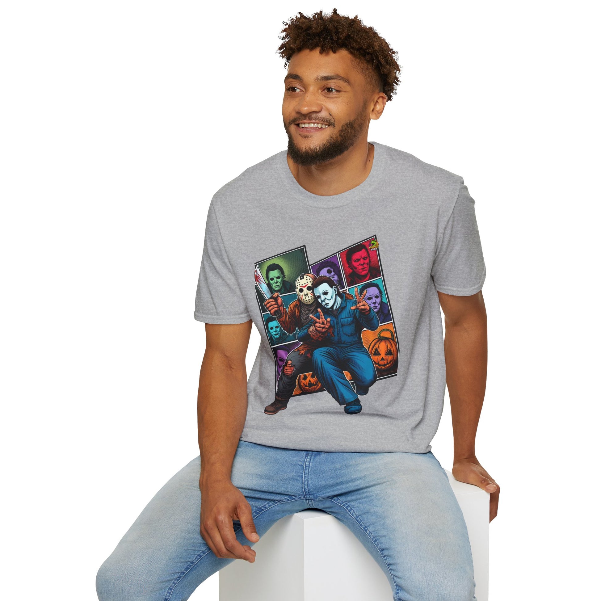 Jason - Jason Voorhees & Michael Myers Funny Shirt | Halloween Picnic Tee - premium material. limited stock. Order yours now and stand out with this exclusive piece!