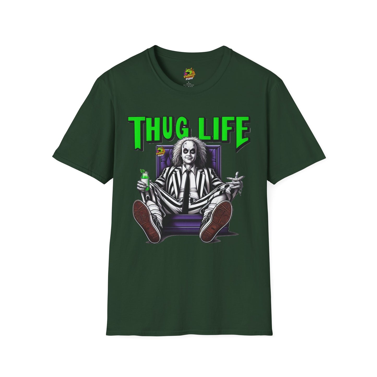 Shirt - Beetlejuice Shirt | Thug Life Halloween T-Shirt | Creepy Beetlejuice Graphic Tee - premium material. perfect gift idea. Order yours now and stand out with this exclusive piece!