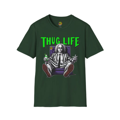 Shirt - Beetlejuice Shirt | Thug Life Halloween T-Shirt | Creepy Beetlejuice Graphic Tee - premium material. perfect gift idea. Order yours now and stand out with this exclusive piece!