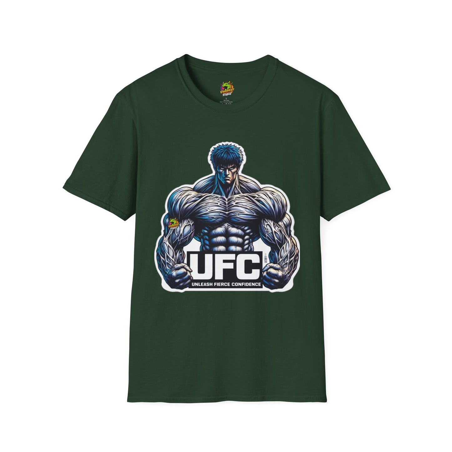 Gym - UFC T Shirt | Unleash Fierce Confidence | Motivational UFC Tee with Baki Anime Inspiration for Gym - custom-made. limited stock. Order yours now and stand out with this exclusive piece!