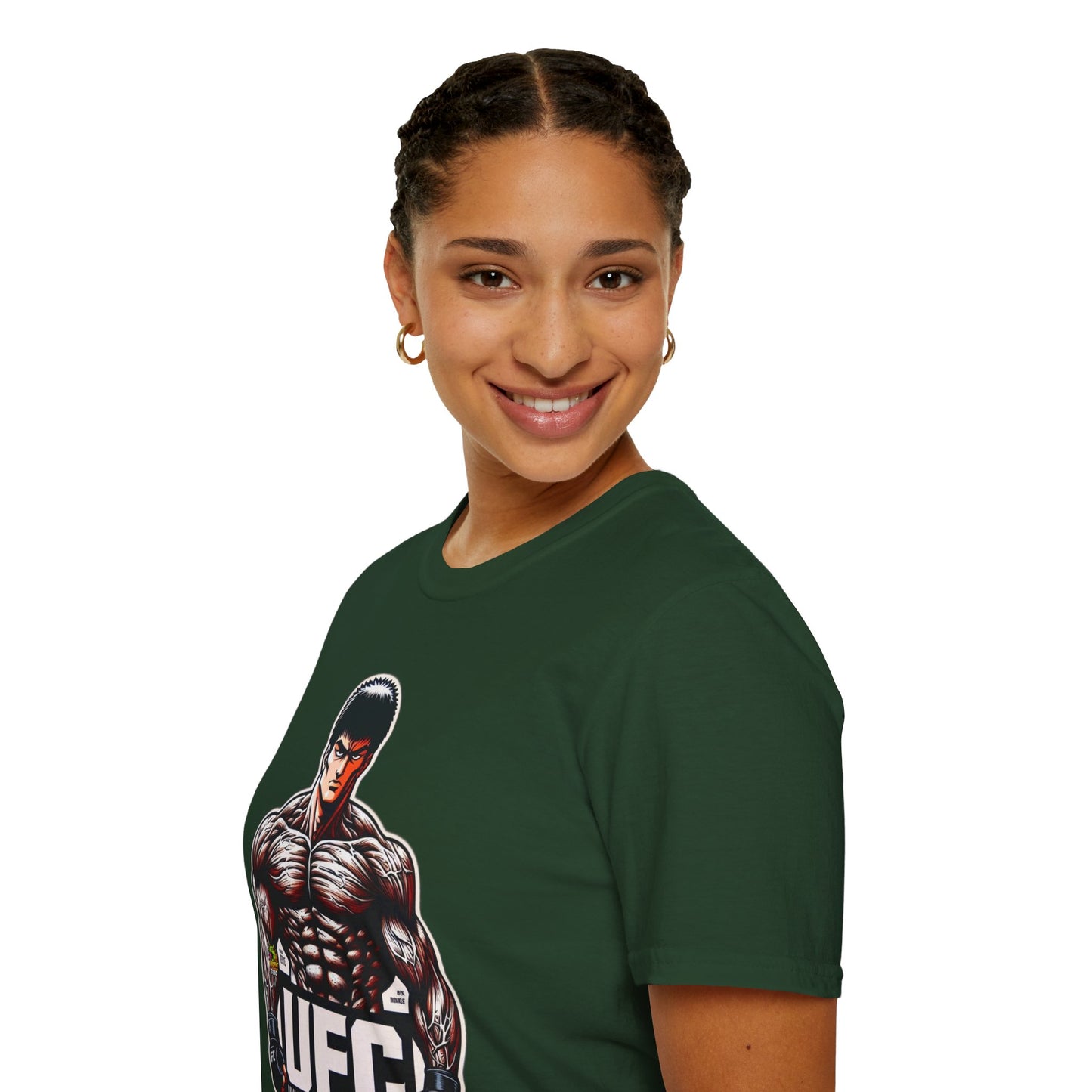 UFC T Shirt | Unleash Fierce Confidence | UFC Tee with Baki Anime Inspiration for Athletes