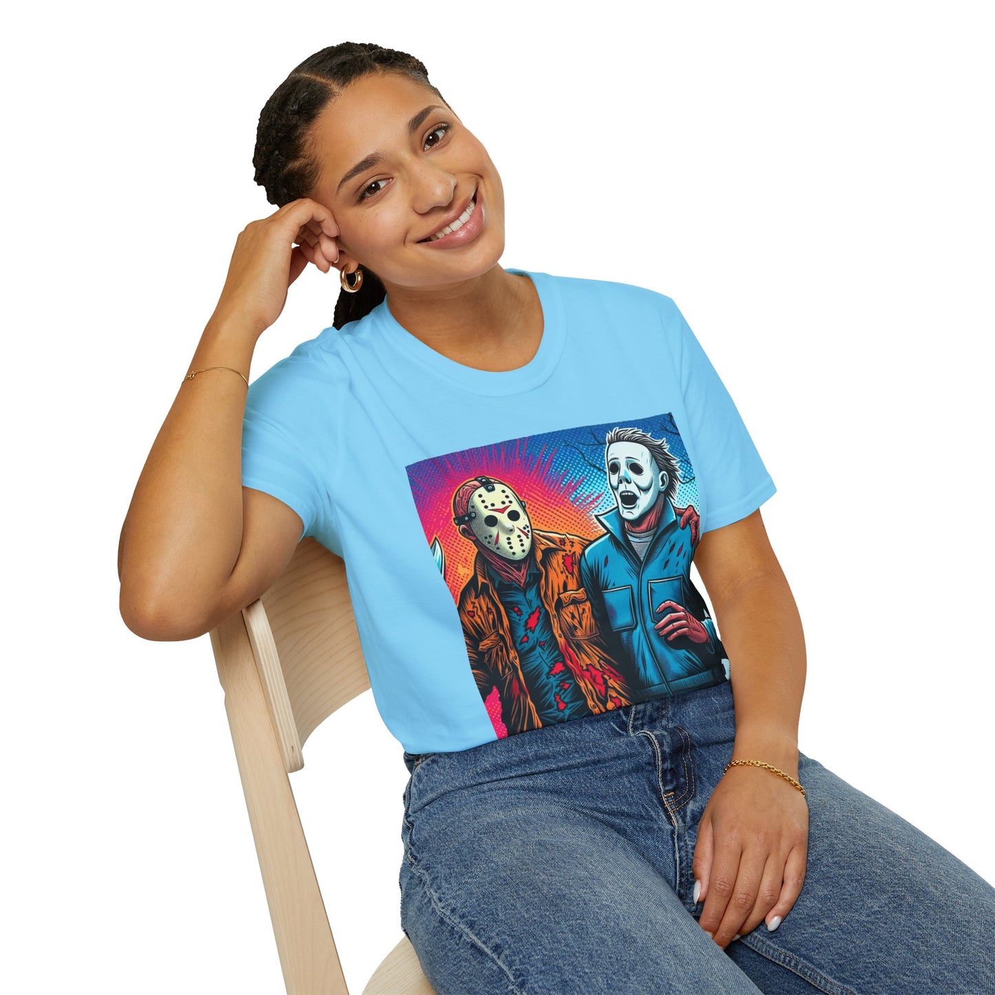 Jason Voorhees & Michael Myers Shirt | Funny Vintage Halloween Tee