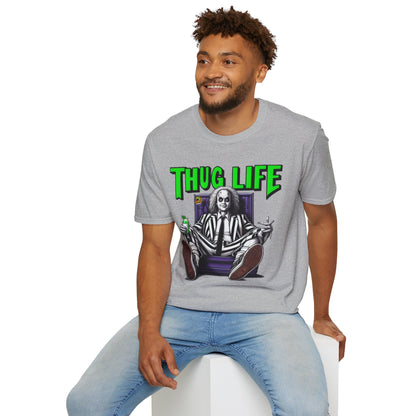 Beetlejuice - Beetlejuice Shirt | Thug Life Halloween T-Shirt | Creepy Beetlejuice Graphic Tee - custom-made. perfect gift idea. Order yours now and stand out with this exclusive piece!