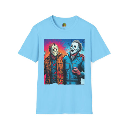 Myers - Jason Voorhees & Michael Myers Shirt | Funny Vintage Halloween Tee - custom-made. limited stock. Order yours now and stand out with this exclusive piece!