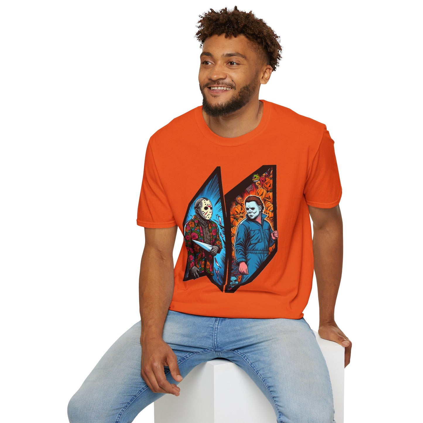 Jason Voorhees & Michael Myers Funny Halloween Shirt