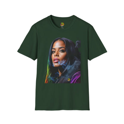 Urban - Aaliyah shirt | Tribute to the Queen of Urban Pop | Memorial R&B Portrait Tee - premium material. limited stock. Order yours now and stand out with this exclusive piece!