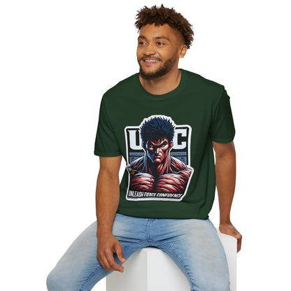 UFC T Shirt | Unleash Fierce Confidence | UFC Tee with Baki Anime Strength