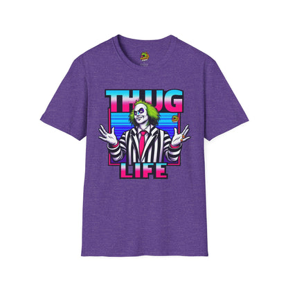 Tee - Beetlejuice Shirt | Spooky Thug Life Tee | Halloween Beetlejuice Graphic Shirt for Men & Women - premium material. limited stock. Order yours now and stand out with this exclusive piece!