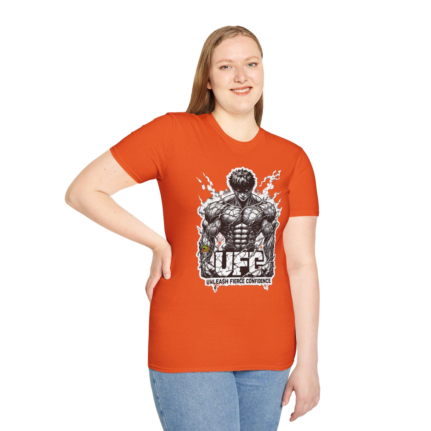 UFC T Shirt | Unleash Fierce Confidence | UFC Tee with Baki Anime Inspiration for Athletes