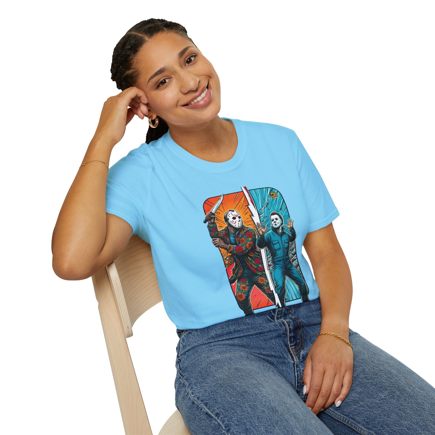 Jason Voorhees & Michael Myers Funny Horror Tee | Halloween Shirt