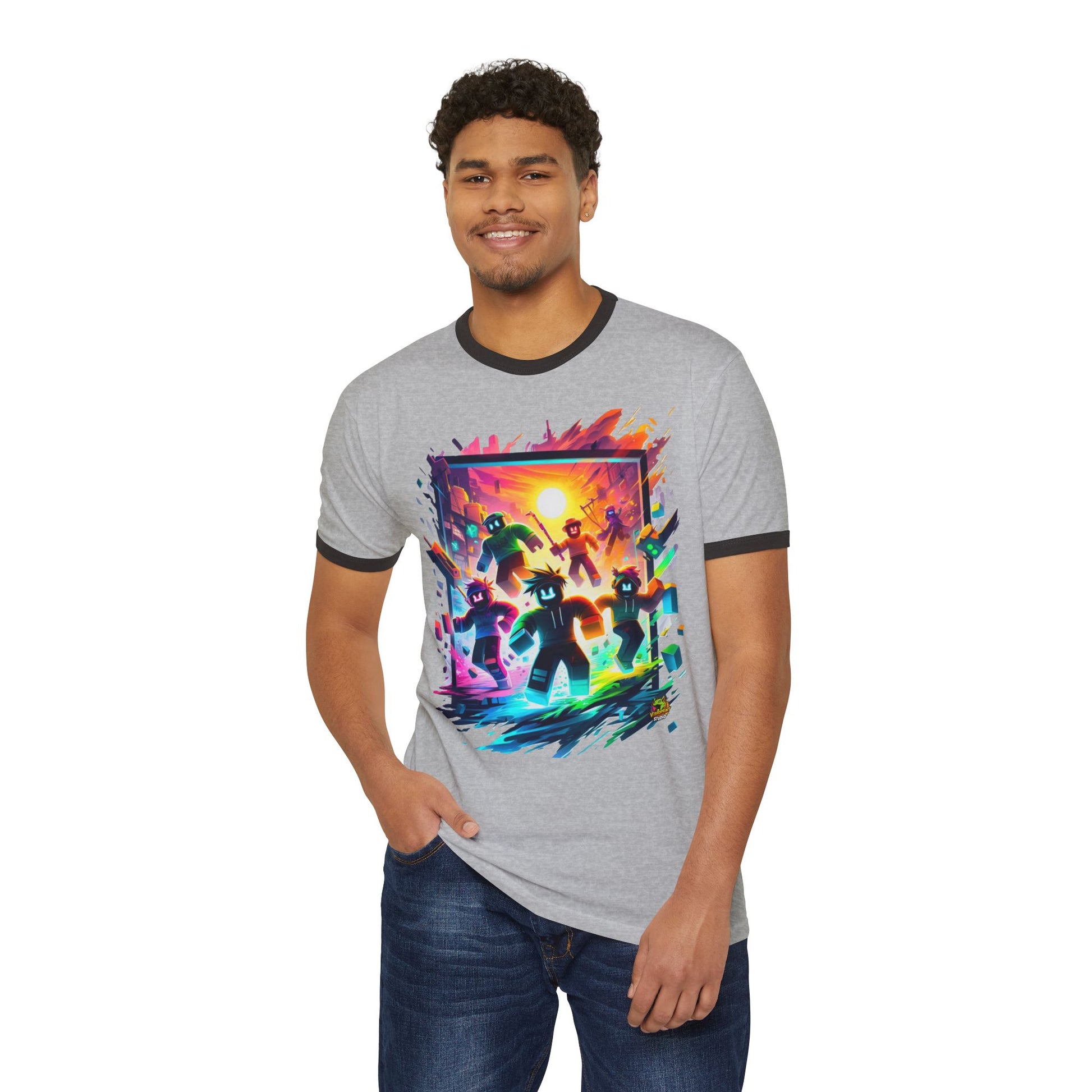 Roblox T Shirt for Kids & Adults | Roblox Gaming Adventure Tee | Roblox T Shirt - High Quality Image