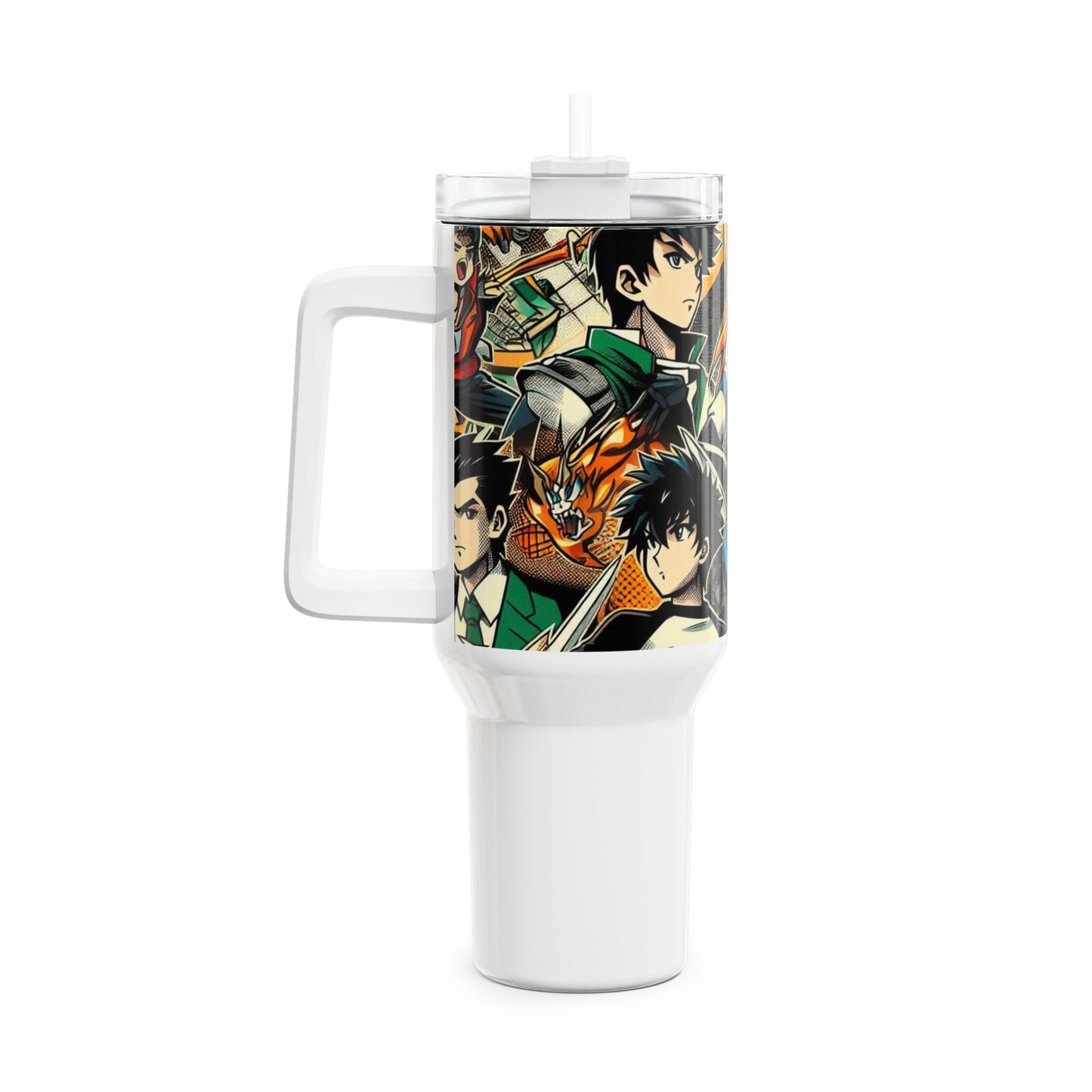 Colorful - Stanley Tumbler | Anime Geek Drinkware for Gamers and Fans | Colorful Cartoon Tumbler - custom-made. limited stock. Order yours now and stand out with this exclusive piece!