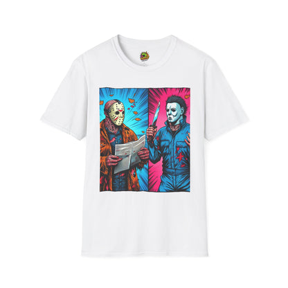 Jason - Michael Myers Vintage Tee | Jason Voorhees Funny Halloween Picnic Shirt - premium material. perfect gift idea. Order yours now and stand out with this exclusive piece!