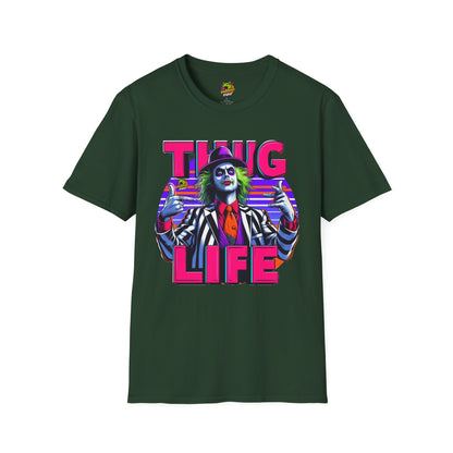 Tee - Beetlejuice Shirt | Thug Life Graphic Shirt | Funny Halloween Beetlejuice Tee - premium material. limited stock. Order yours now and stand out with this exclusive piece!