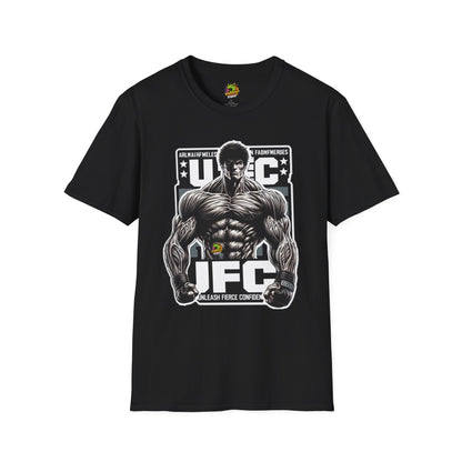 | - UFC T Shirt | Unleash Fierce Confidence | UFC Tee with Baki Anime Strength for Fitness Enthusiasts - premium material. limited stock. Order yours now and stand out with this exclusive piece!