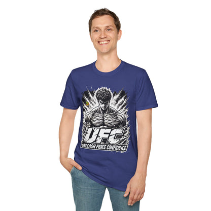 UFC T Shirt | Unleash Fierce Confidence | UFC Tee with Baki Anime T Shirt Motivation