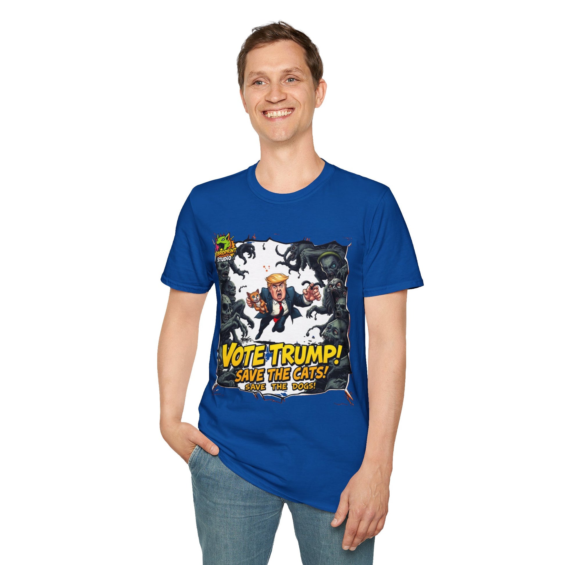 Shirt - They're Eating the Dogs Tee | Satire Trump Election Shirt | Funny Meme Graphic T-Shirt - custom-made. limited stock. Order yours now and stand out with this exclusive piece!