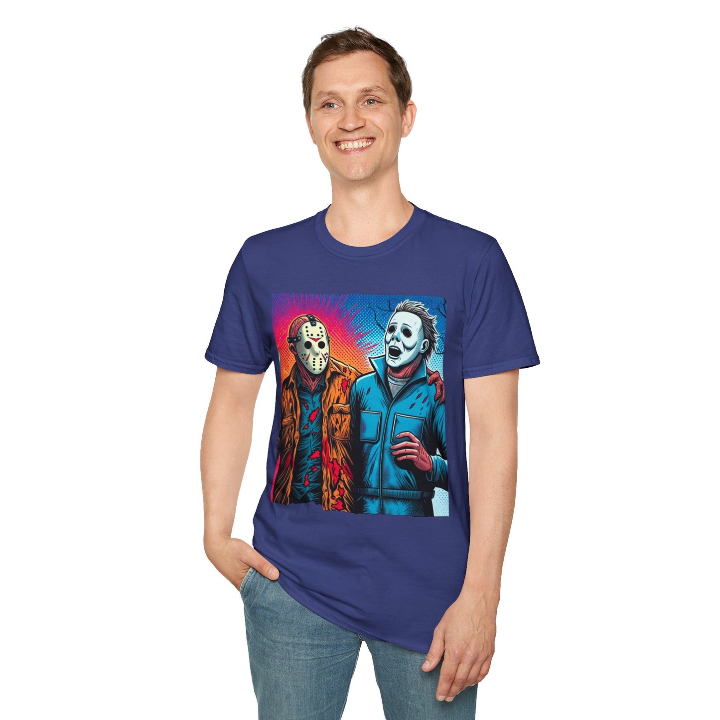 Jason Voorhees & Michael Myers Shirt | Funny Vintage Halloween Tee