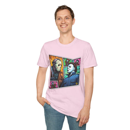 Jason Voorhees & Michael Myers Shirt | Funny Vintage Halloween Tee