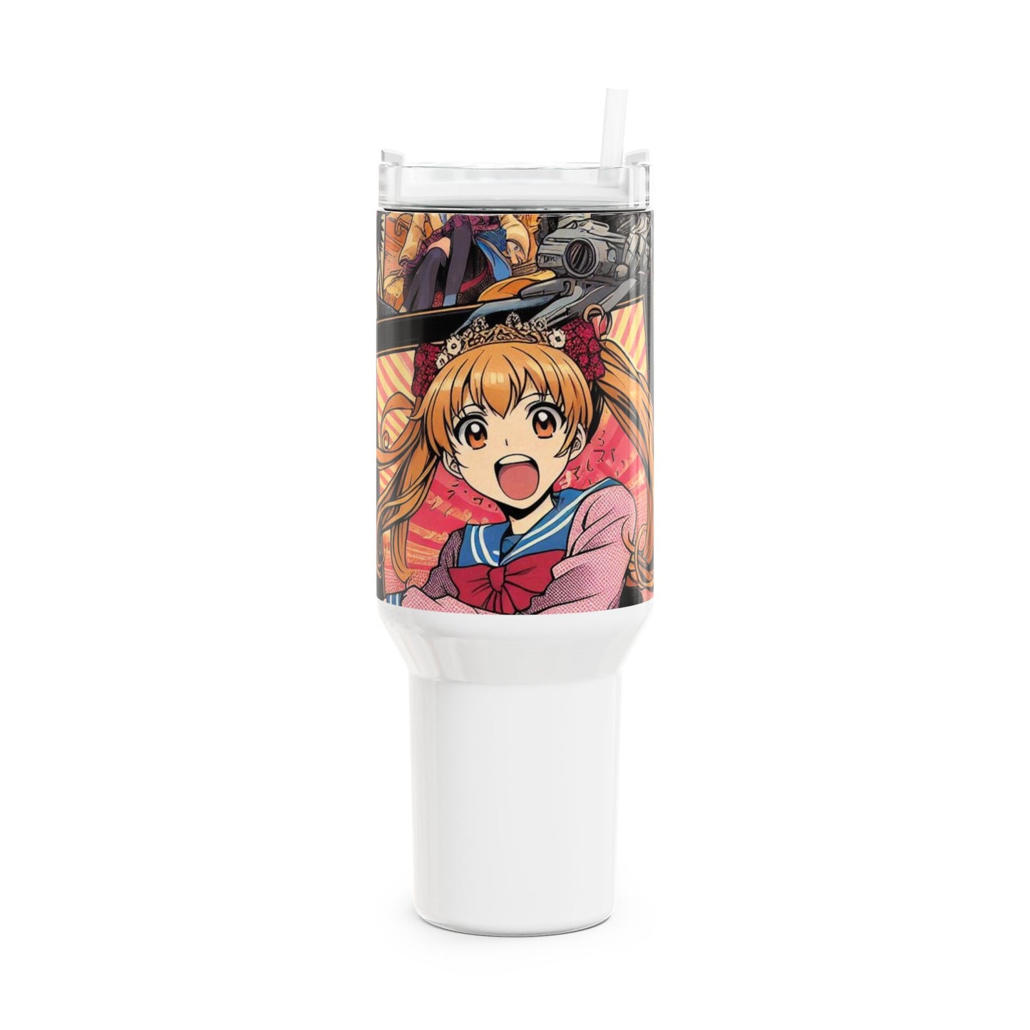 Stanley Tumbler | Colorful Anime and Comics Tumbler for Pop Culture Lovers | Geek Drinkware - High Quality Image