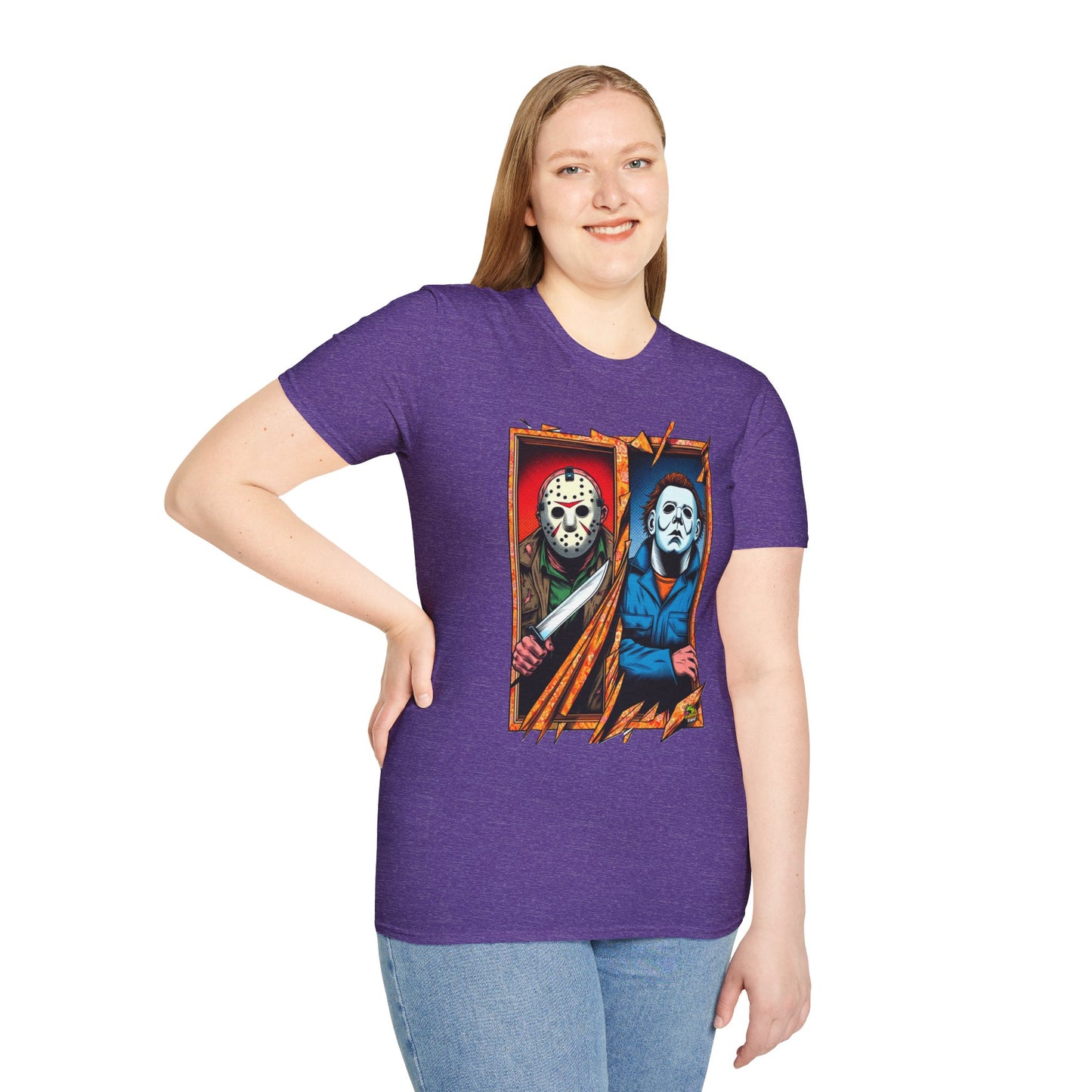 Michael Myers Vintage Tee | Jason Voorhees Funny Picnic Scene