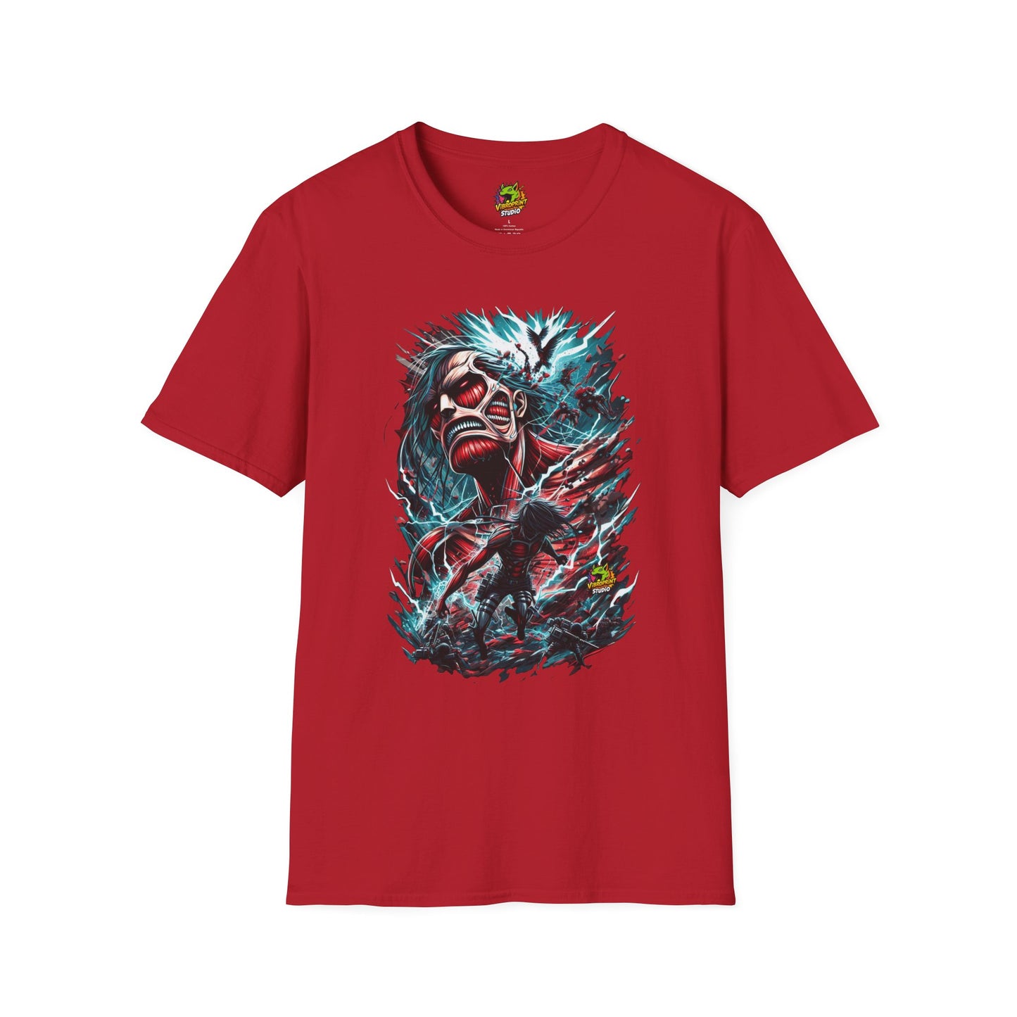 Attack - Eren Yeager Titan’s Resolve Unshaken Tee | Official Attack on Titan - premium material. limited stock. Order yours now and stand out with this exclusive piece!